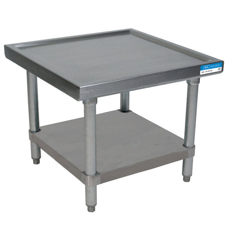 BK Resources MST-3030SS Stainless Steel Machine Stand with Stainless Steel Undershelf 30X30