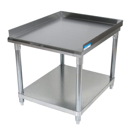 BK Resources VETS-1530 Stainless Equipment Stand with Galvanized Undershelf 15X30