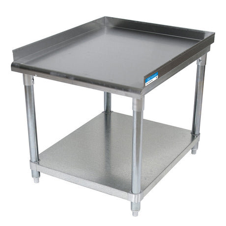 BK Resources VETS-4830 Stainless Equipment Stand with Galvanized Undershelf 48X30