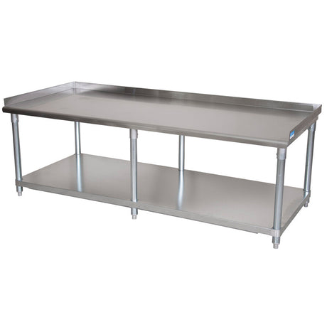 BK Resources VETS-7230-6 Stainless Equipment Stand with 6 Legs And Undershelf 72X30