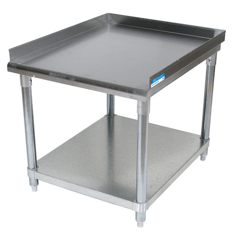 BK Resources VETS-7230 Stainless Equipment Stand with Galvanized Undershelf 72X30