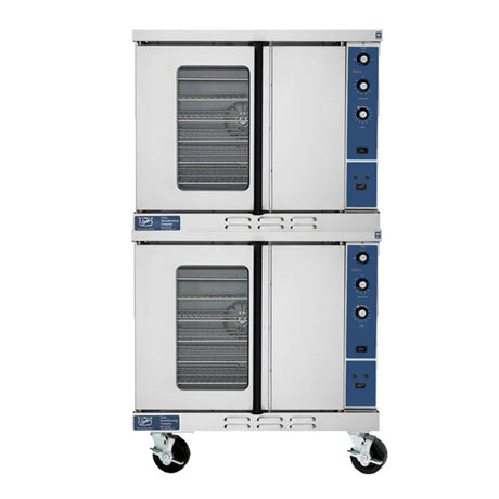 Duke 613-E2V 38" Electric Double Deck Standard Depth Full Size Electric Convection Oven 11kW