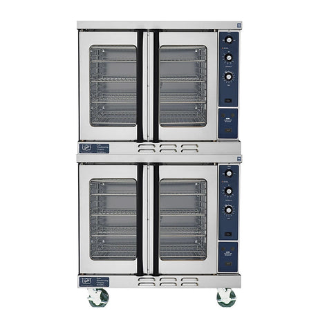 Duke 613Q-E2V Q Series 38" Electric Double Deck Full Size Convection Oven 20 kW