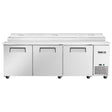 Frigos Platinum FG-PZPTS-93 93 3 Door Refrigerated Pizza Prep Table