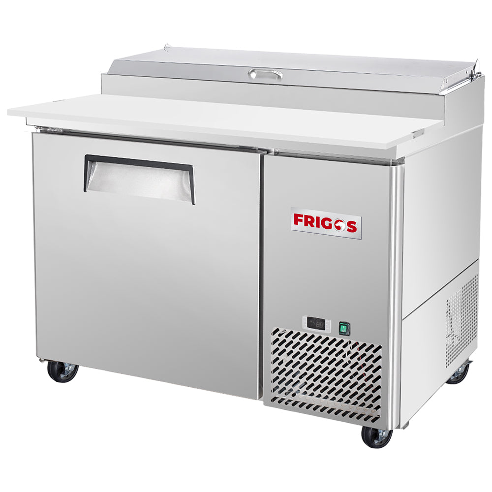 Frigos Value Series FGV-PZPT-44 44" 1 Door Refrigerated Pizza Prep Table