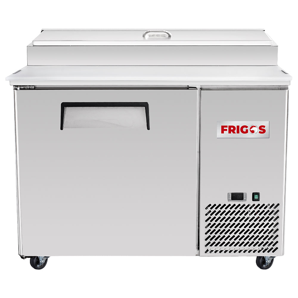 Frigos Value Series FGV-PZPT-44 44" 1 Door Refrigerated Pizza Prep Table