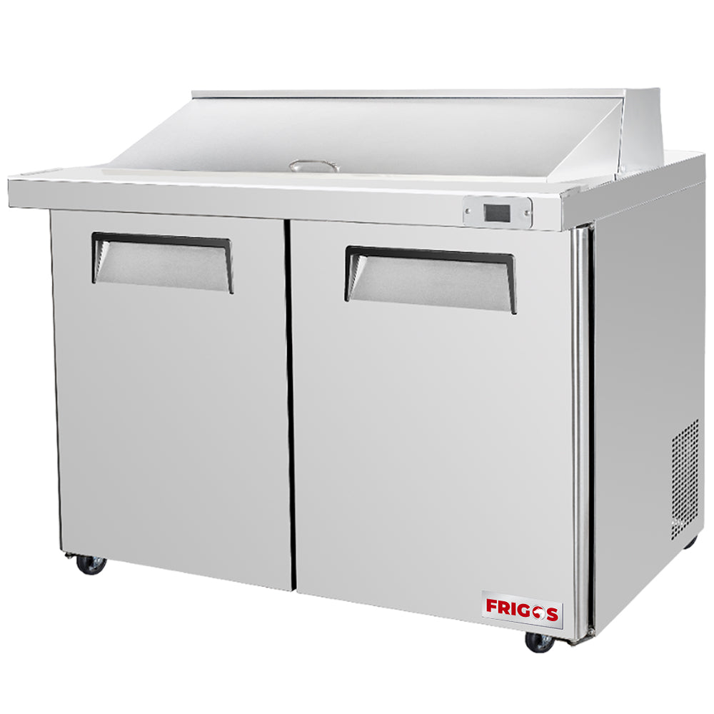 Frigos Value Series FGV-SWPT-48 48" 2 Door Refrigerated Sandwich Prep Table