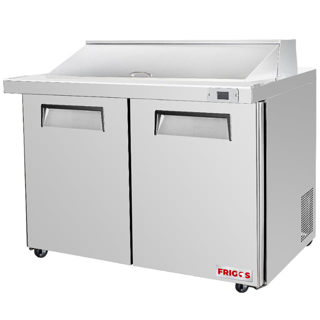 Frigos Value Series FGV-SWPT-48 48" 2 Door Refrigerated Sandwich Prep Table