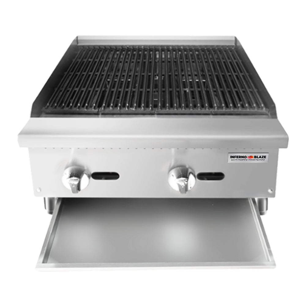 Inferno Blaze IBCR-CRB-24 24 Charbroiler - 70,000 BTU