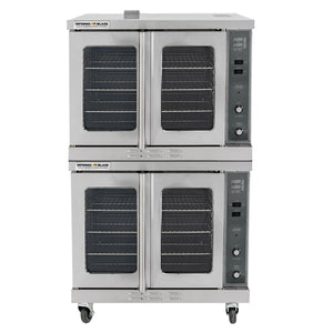 Inferno Blaze Premium IBP-CO-92/LP 38" Full Size Double Deck Liquid Propane Convection Oven - 92,000 BTU