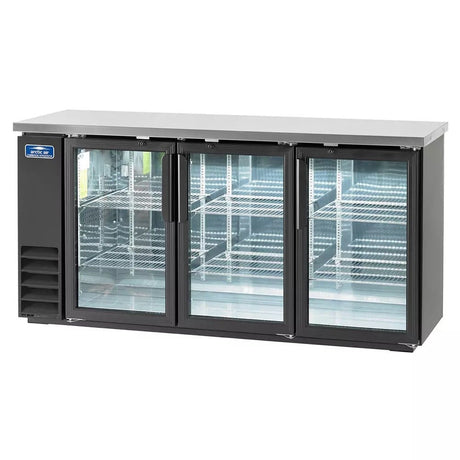 Arctic Air ABB72G 72" Glass Door Refrigerated Back Bar Cooler 20.7 Cu Ft - Kitchen Pro Restaurant Equipment