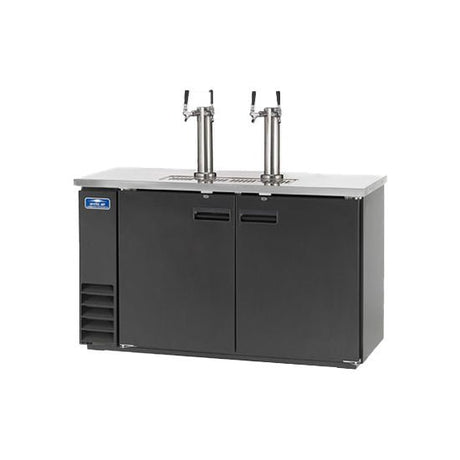 Arctic Air ADD60R-2 61" Direct Draw Draft Beer Dispenser 16.7 Cu Ft - Kitchen Pro Restaurant Equipment