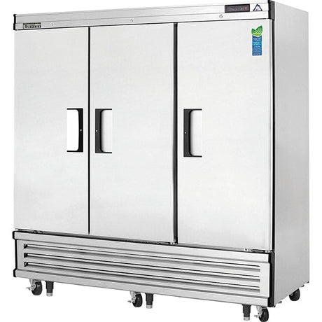 Everest EBF3 Reach-In Freezer 3 Solid Doors 71 cu.ft - Kitchen Pro Restaurant Equipment