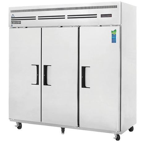 Everest ESF3 Reach-In Freezer 71 cu. ft. 3 Solid Doors Blizzard R290 Refrigeration System - Kitchen Pro Restaurant Equipment