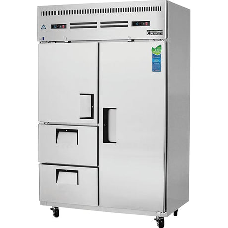 Everest ESRF2D2 Reach-In Refrigerator and Freezer Combos 2 Doors 2 Drawers 48 cu.ft. - Kitchen Pro Restaurant Equipment