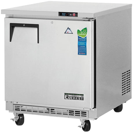 Everest ETBR1 Undercounter Refrigerator 7.5 cu.ft. 1 Solid Door - Kitchen Pro Restaurant Equipment