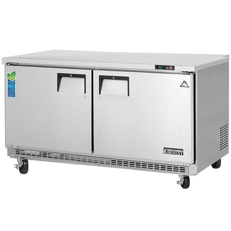 Everest ETBWR2 Undercounter Refrigerator 18 cu.ft. 2 Solid Doors - Kitchen Pro Restaurant Equipment