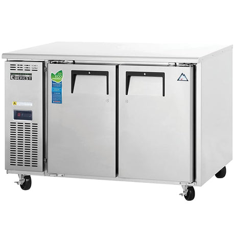 Everest ETR2 Undercounter Refrigerator 13 cu.ft. 2 Solid Door - Kitchen Pro Restaurant Equipment
