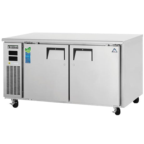 Everest ETRF2 Undercounter Refrigerator and Freezer Combos 2 Doors 18 cu.ft. - Kitchen Pro Restaurant Equipment
