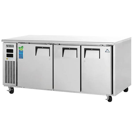 Everest ETRF3 Undercounter Refrigerator and Freezer Combos 3 Doors 23 cu.ft. - Kitchen Pro Restaurant Equipment