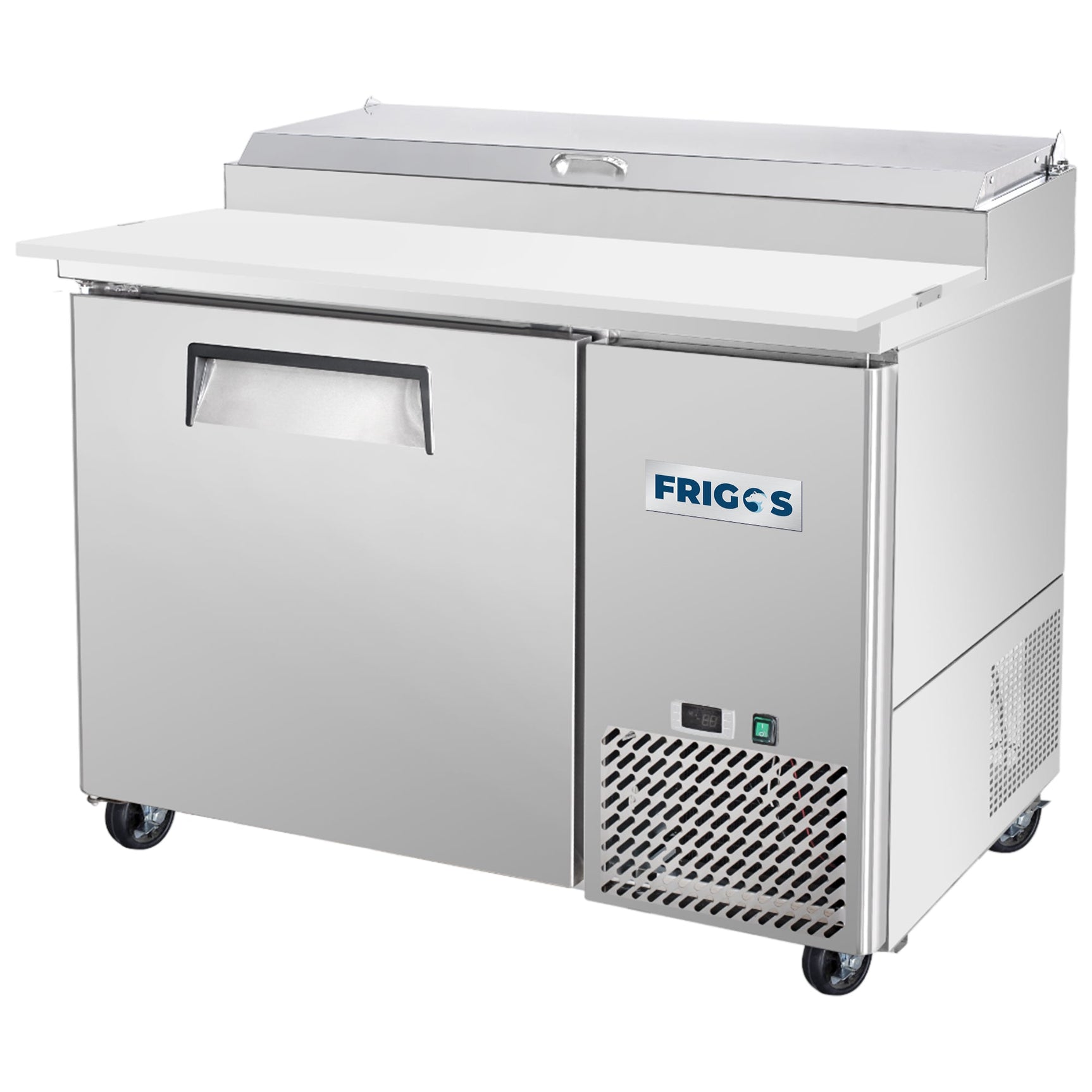 Frigos FG-PZPT-44 44" 1 Door Refrigerated Pizza Prep Table - Kitchen Pro Restaurant Equipment