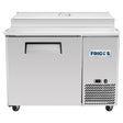 Frigos FG-PZPT-44 44" 1 Door Refrigerated Pizza Prep Table - Kitchen Pro Restaurant Equipment