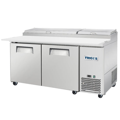 Frigos FG-PZPT-67 67" 2 Door Refrigerated Pizza Prep Table - Kitchen Pro Restaurant Equipment