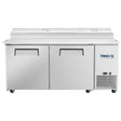 Frigos FG-PZPT-67 67" 2 Door Refrigerated Pizza Prep Table - Kitchen Pro Restaurant Equipment