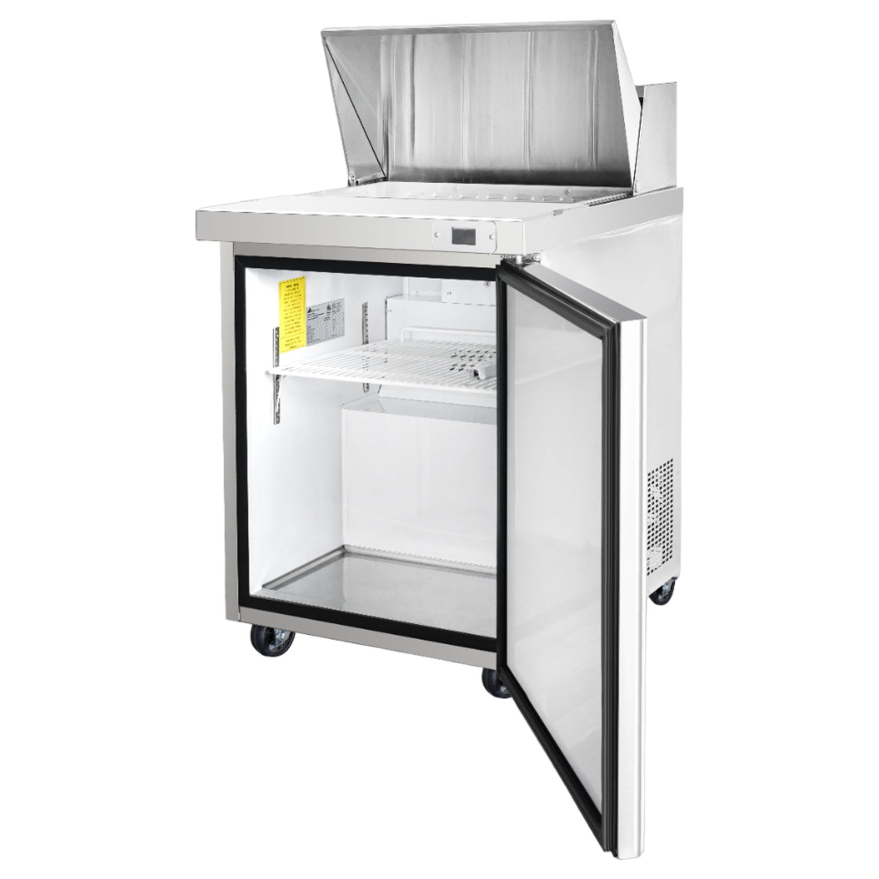 Frigos FG-SWPT-29-MT 29" 1 Door Mega Top Refrigerated Sandwich Prep Table - Kitchen Pro Restaurant Equipment