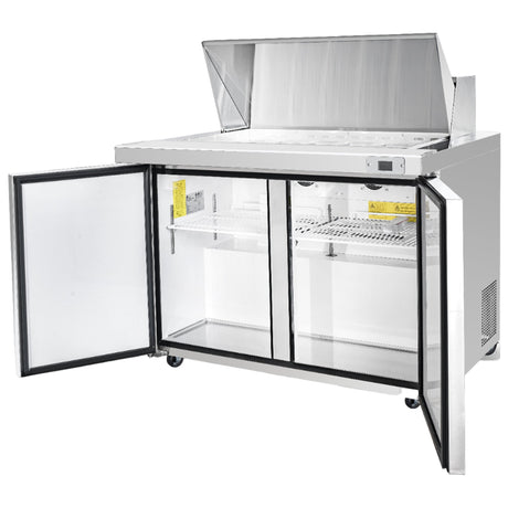 Frigos FG-SWPT-48 48" 2 Door Refrigerated Sandwich Prep Table - Kitchen Pro Restaurant Equipment