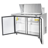 Frigos FG-SWPT-48-MT 48" 2 Door Mega Top Refrigerated Sandwich Prep Table - Kitchen Pro Restaurant Equipment