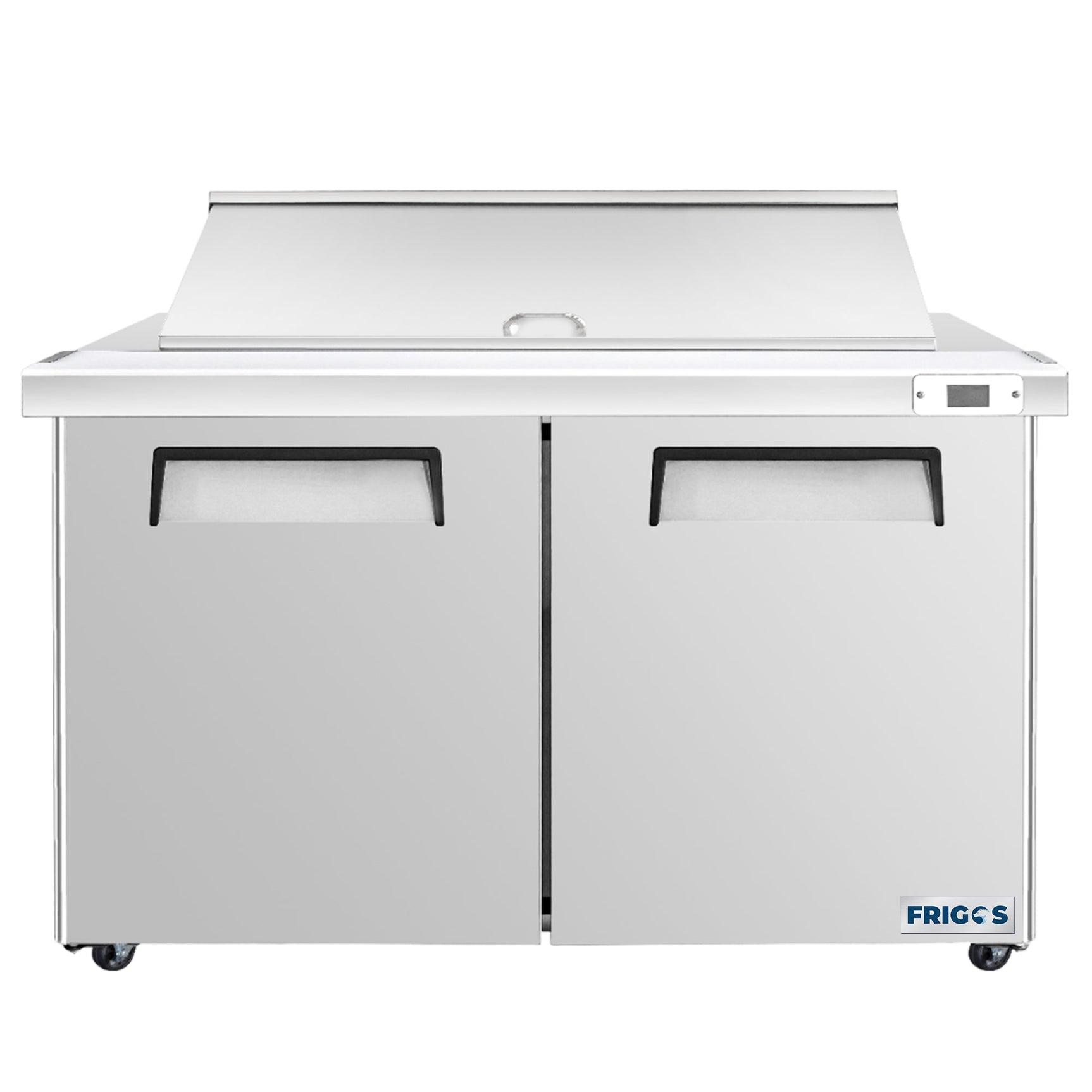 Frigos FG-SWPT-60-MT 60" 2 Door Mega Top Refrigerated Sandwich Prep Table - Kitchen Pro Restaurant Equipment