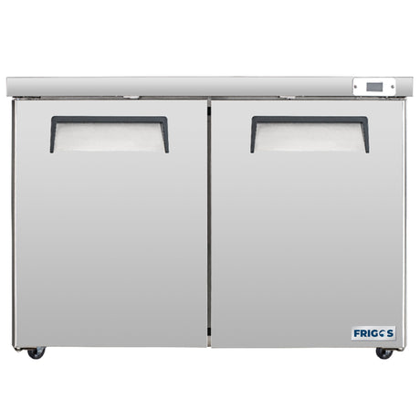 Frigos FG-UCRF-48 48" 2 Door Undercounter Refrigerator - Kitchen Pro Restaurant Equipment