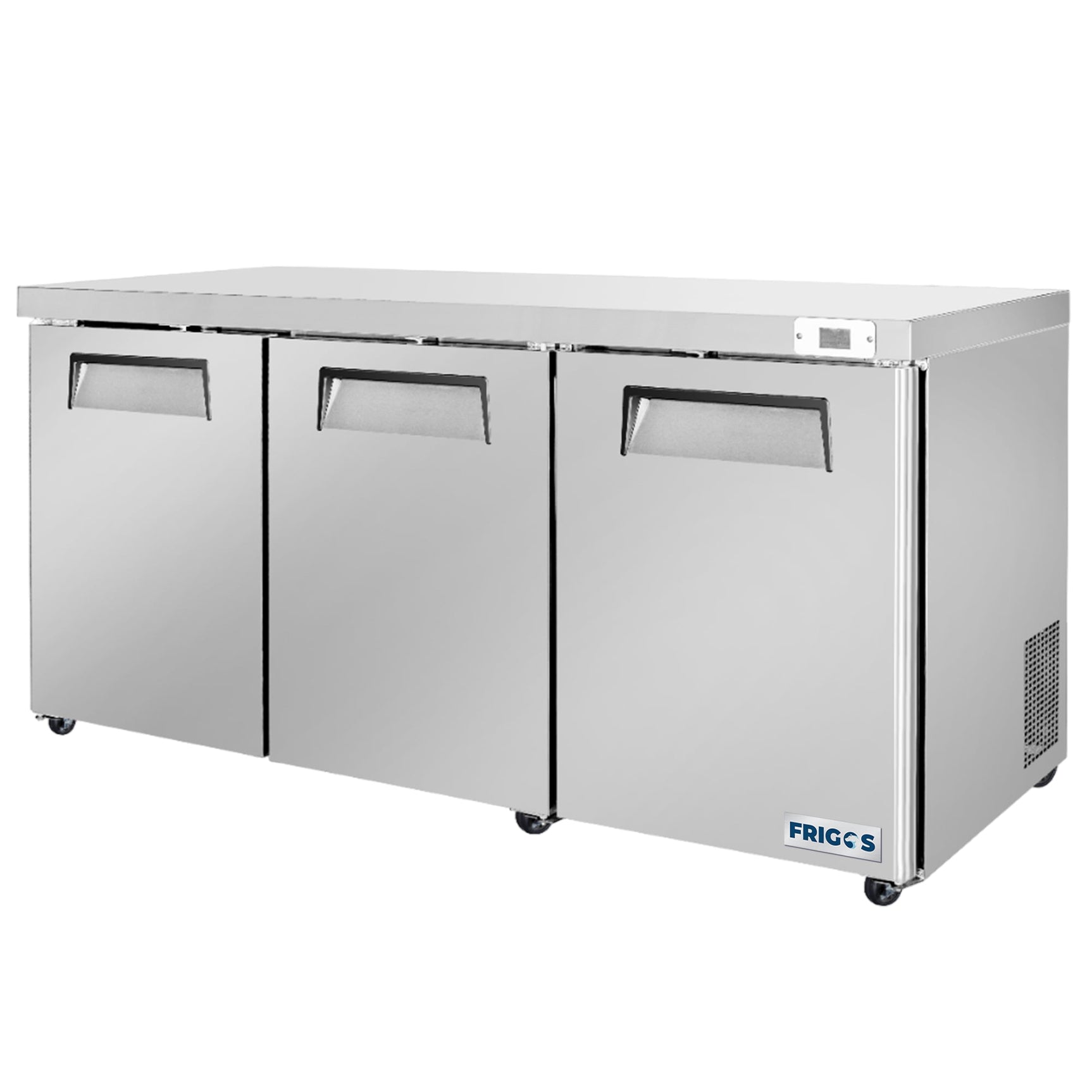 Frigos FG-UCRF-72 72" 3 Door Undercounter Refrigerator - Kitchen Pro Restaurant Equipment
