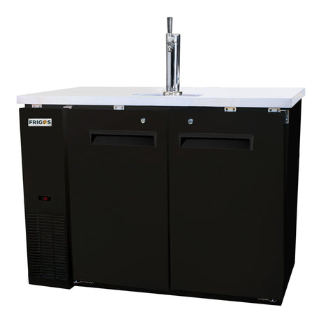 Frigos Premium FGP-BD-48 (2) Single Draft Towers 48.75? Beer Dispenser (2) 1/2 Keg Capacity - Kitchen Pro Restaurant Equipment