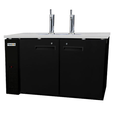 Frigos Premium FGP-BD-60 (2) Single Draft Towers 60.8? Beer Dispenser (2) 1/2 Keg Capacity - Kitchen Pro Restaurant Equipment