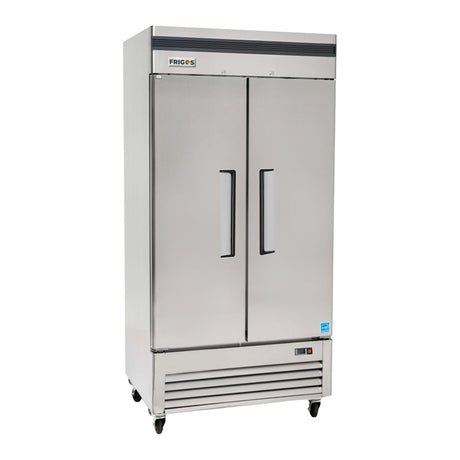 Frigos Premium FGP-FZ-2DBC/40 40” Reach-In Freezer Double Solid Door 35 Cu Ft - Kitchen Pro Restaurant Equipment