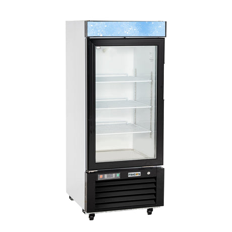 Frigos Premium FGP-RFM-10 1-Glass Door Merchandiser Refrigerator 10 Cu Ft - Kitchen Pro Restaurant Equipment
