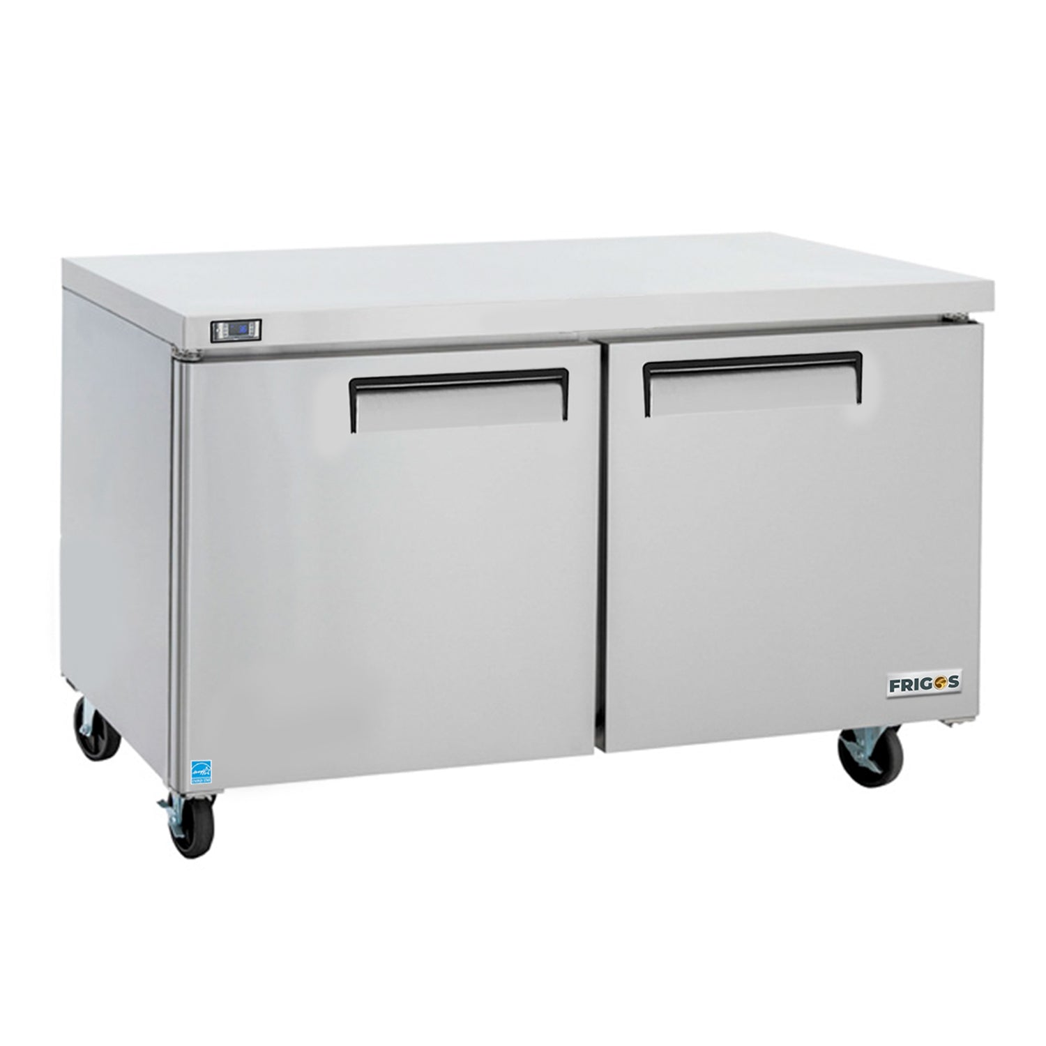 Frigos Premium FGP-UCFZ-60 Double Door Undercounter Freezer – 18.2 Cu Ft - Kitchen Pro Restaurant Equipment