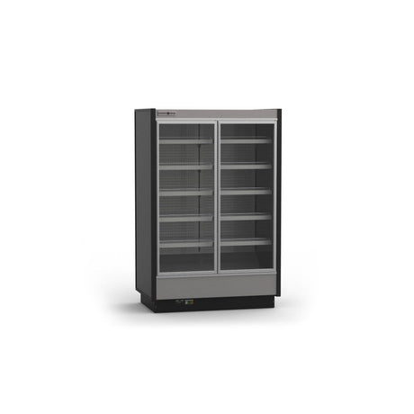Hydra-Kool KGV-MD-2-R 51" Two Section Merchandiser Refrigerator with Swing Door - Kitchen Pro Restaurant Equipment