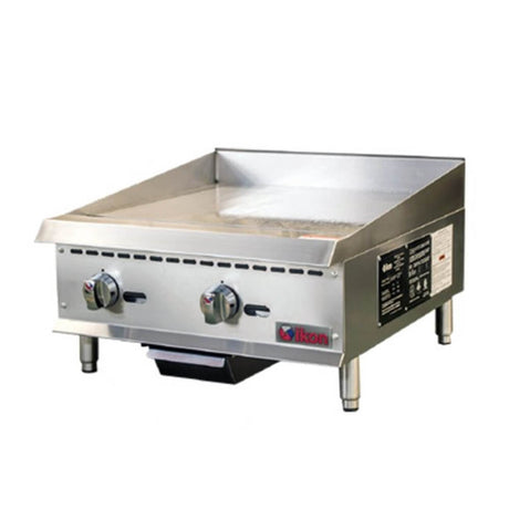 IKON IMG-12 12" Gas Countertop Griddle with Manual Controls - 30K BTU - Kitchen Pro Restaurant Equipment