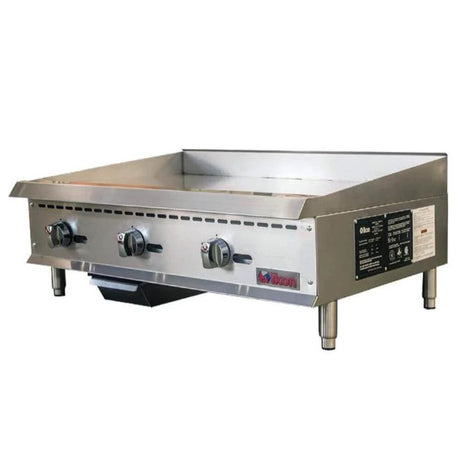 IKON IMG-36 36" Gas Countertop Griddle with Manual Controls - 90K BTU - Kitchen Pro Restaurant Equipment