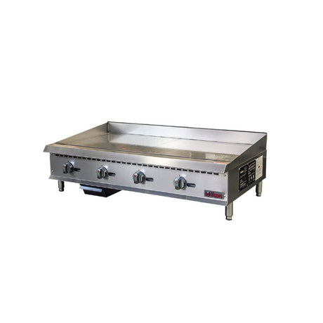 IKON IMG-48 48" Gas Countertop Griddle with Manual Controls - 120K BTU - Kitchen Pro Restaurant Equipment