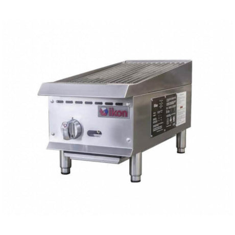 IKON IRB-12 12" Gas Countertop Radiant Charbroiler - 35K BTU - Kitchen Pro Restaurant Equipment