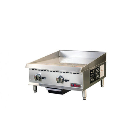 IKON ITG-24 24" Gas Countertop Griddle with Thermostatic Control - 60K BTU - Kitchen Pro Restaurant Equipment