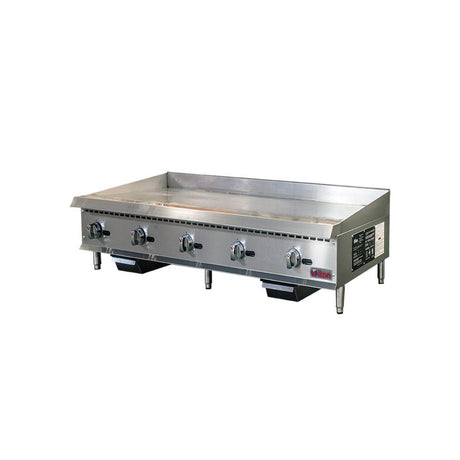 IKON ITG-60 60" Gas Countertop Griddle with Thermostatic Controls - 150K BTU - Kitchen Pro Restaurant Equipment
