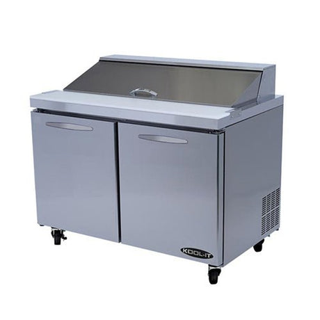 Kool-It KST-48-2 48" 2-Section Refrigerated Sandwich Prep Table - Kitchen Pro Restaurant Equipment
