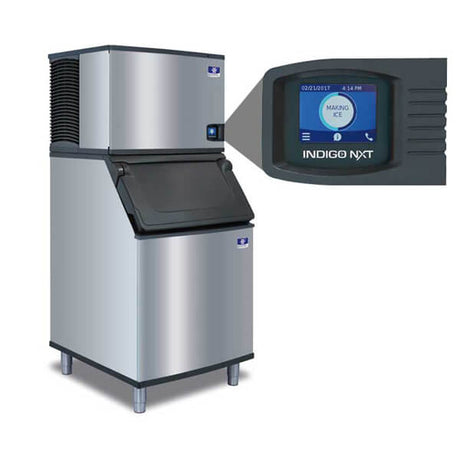 Manitowoc IDT0450W-161 30" Water Cooled Dice Ice Machine Indigo NXT - 115V, 430 lb.- Kitchen Pro Restaurant Equipment