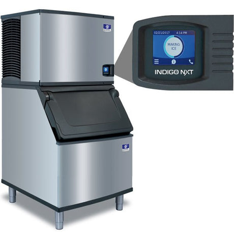 Manitowoc IYT0450A-161 30" Air Cooled Half Dice Ice Machine Indigo NXT - 115V, 490 lb. - Kitchen Pro Restaurant Equipment
