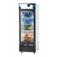 Migali C-23FM-HC 1-Glass Door Merchandiser Freezer 23 Cu Ft - Kitchen Pro Restaurant Equipment